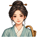 挎篮妇人